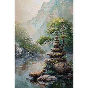 Japanese Art Landscape Canvas